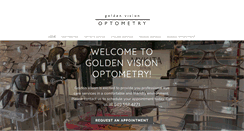 Desktop Screenshot of goldenvisionoptometry.net